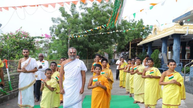 Independency Day Celebrations at Vijaya Kiladiri Temple