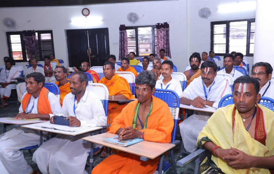 Girijana Archaka Training Programme for BC, SC & ST Communities and graced by HH Chinna Jeeyar Swamiji