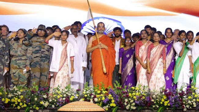 Nethra Foundation Day Blind Students HH Chinna Jeeyar Swamiji