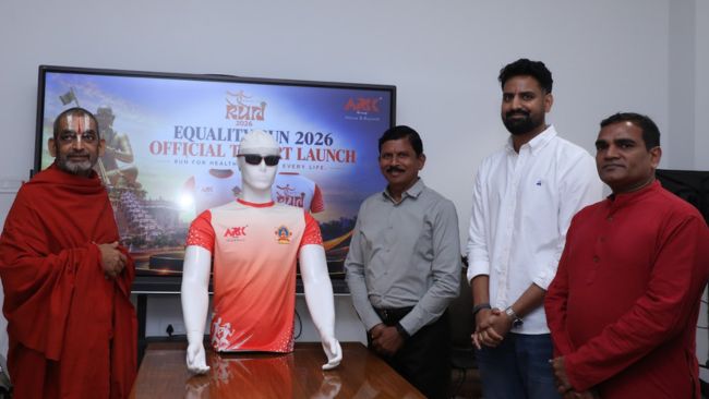 HH Chinna Jeeyar Swamiji Equality Run T-Shirt Officially Launched