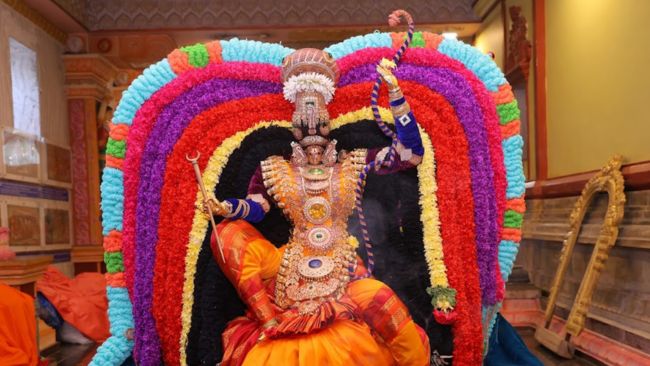 Saran Navaratri Celebrations Day 5 - Jaya Lakshmi Alankaram at Divya Saketam and Statue of Equality