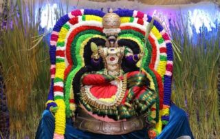 Saran Navaratri Celebrations Day 6 - Dhanya Lakshmi Alankaram Divya Saketam and Statue of Equality