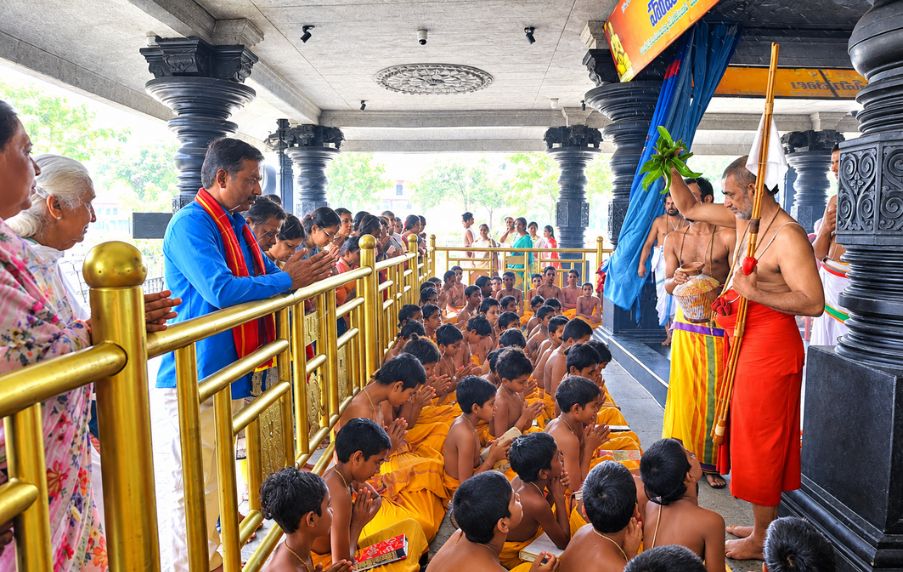 Saran Navaratri Celebrations Day 7 - Vidya Lakshmi Alankaram Divya Saketam and Statue of Equality