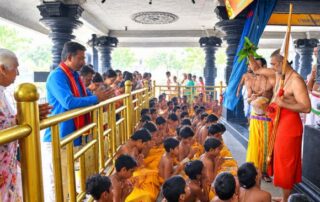 Saran Navaratri Celebrations Day 7 - Vidya Lakshmi Alankaram at Divya Saketam and Statue of Equality
