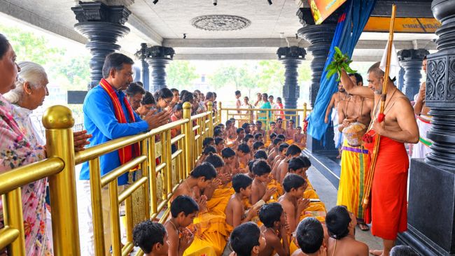 Saran Navaratri Celebrations Day 7 - Vidya Lakshmi Alankaram at Divya Saketam and Statue of Equality