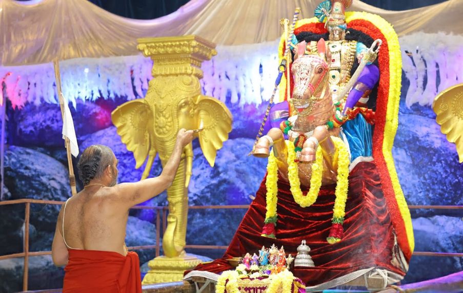 Vijaya Dasami Celebrations Sami puja HH Chinna Jeeyar Swamiji
